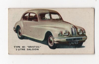 Kellogg's Corn Flakes Trading Cards - Motor Cars, 1949 - #32, Type 401 Bristol