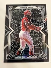 BRANDON MARSH 2022 Panini Chronicles Baseball Obsidian #1 RC