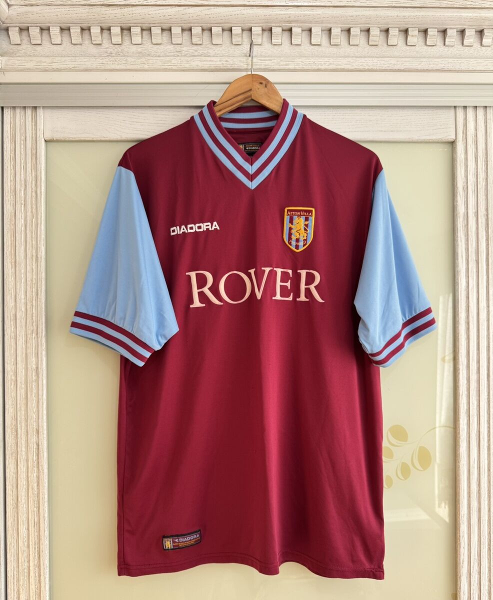 Vintage Aston Villa 2002-2003 Home Soccer Jersey Football Vintage Aston Villa 2002-2003 Home Soccer Jersey Football