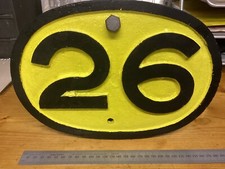 Heavy Iron Sign,railway,canal ?very Old,from Wales.