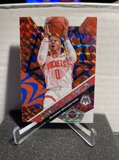 2019 Panini Mosaic Will to Win Russel Westbrook Reactive Blue 93/99