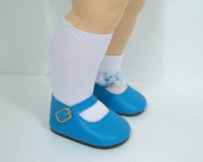 Teal Basic Custom Made Doll Shoes For 22'' Saucy Walker Doll (Debs)