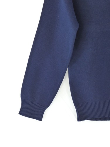 Next School Jumper Kids Boys Girls Navy Fine Knit DEFECT Size 9-10 years - Picture 5 of 8