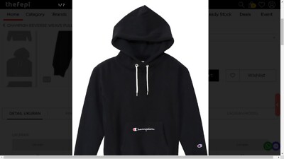 Pullover Hoodie Champion Reverse Weave (CWQ110090) size S | eBay