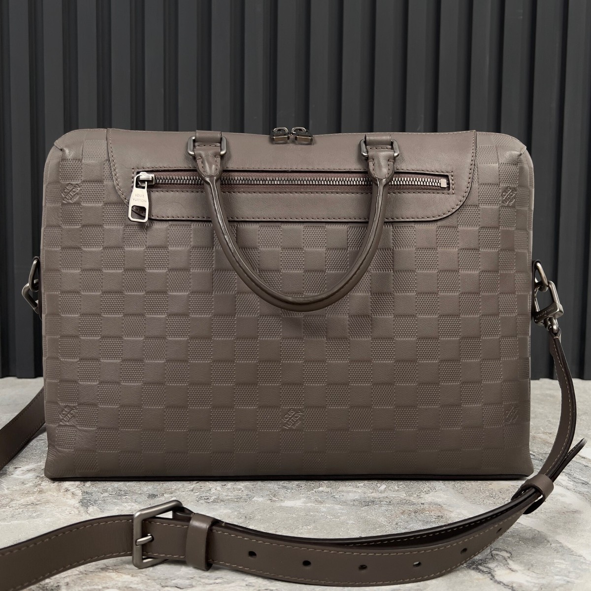 Louis Vuitton Porte-Documents Damier Briefcase Business Bag Laptop