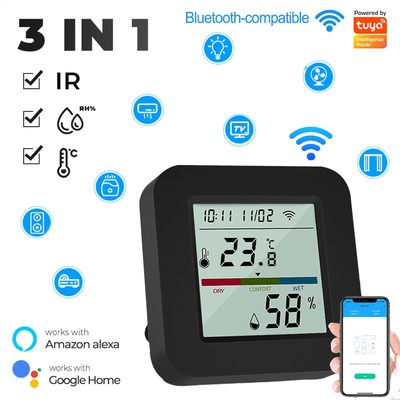 For Smart WIFI infrared  remote control temperature and humidity sensor