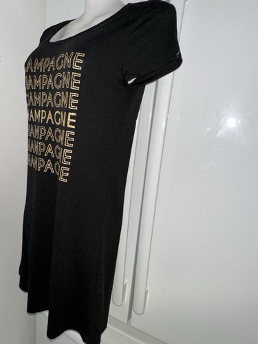 Black Dress Tart Sleep Wear Size S Black - Picture 2 of 4