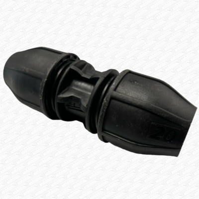 Original Philmac 20 mm blau MDPE Wasser Hauptrohrverbinder Verbinder