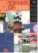 "15 TOP HITS OF 2000" FOR HORN MUSIC BOOK-BRAND NEW ON SALE-EXTREMELY RARE!!