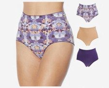 Rhonda Shear 3pack Smoothing Brief, Multi, Small