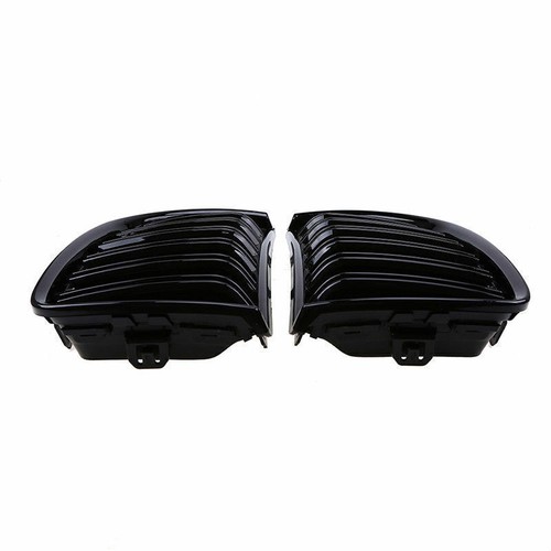 Parrilla para parachoques delantero para BMW E90 E91 325i 335i 2005-2008 negro brillante - Imagen 7 de 8