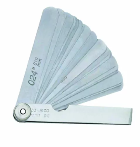 .0015" - .025" Straight Blade Feeler or Thickness Gage