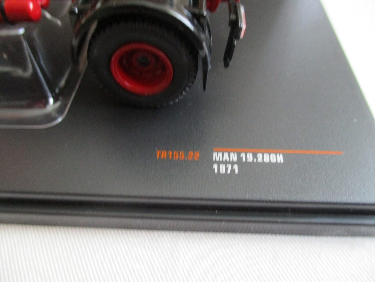 Miniature Tracteur MAN 19.280 H 1971 Orange - échelle 1/43 - Ixo TR155.22 - Neuve