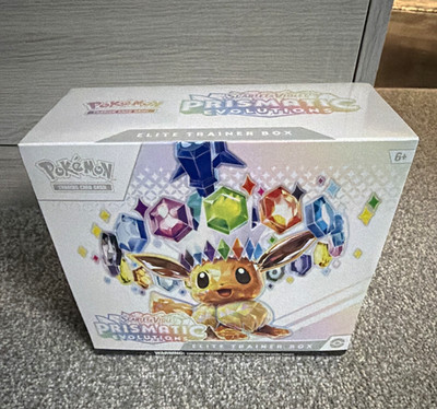 Pokémon TCG Prismatic Evolutions Elite Trainer Box Eevee Englisch 1 Set