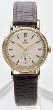 Rolex 10K Solid Gold 1950s Ref 509 Gents Vintage Watch 31mm.