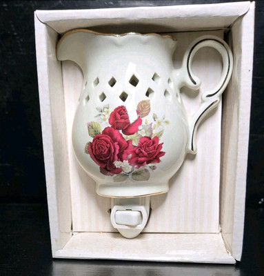 Formalities By Baum Brothers Unique Rose Pitcher Cup Night Light