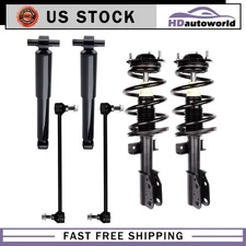 Front Struts Rear Shocks Sway Bars For Chevy Traverse GMC Acadia Buick Enclave