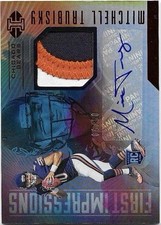 2017 Panini Illusions-First Impressions Memorabilia Autographs Mitchell Trubisky