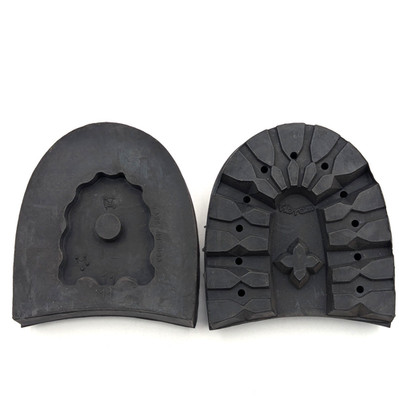 Vibram 100 Montagna Heels SBR Solid Size 11 Rugged Outdoor 1 Pair Black