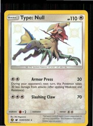 Type: Null SV45/SV94 Hidden Fates Shiny Holo Rare