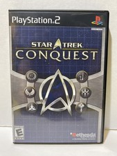 Star Trek: Conquest (Playstation 2 PS2) Complete CIB! Tested Free Shipping