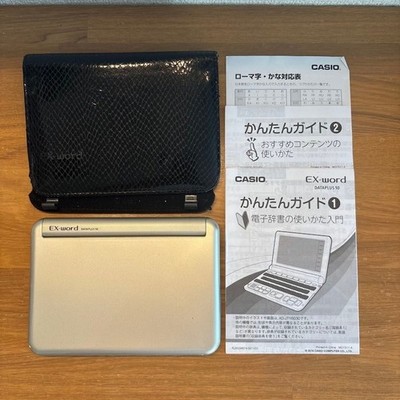 Casio Ex-word XD-JTY6030 Champagne Gold Electronic Dictionary DataPlus 10 Stylus