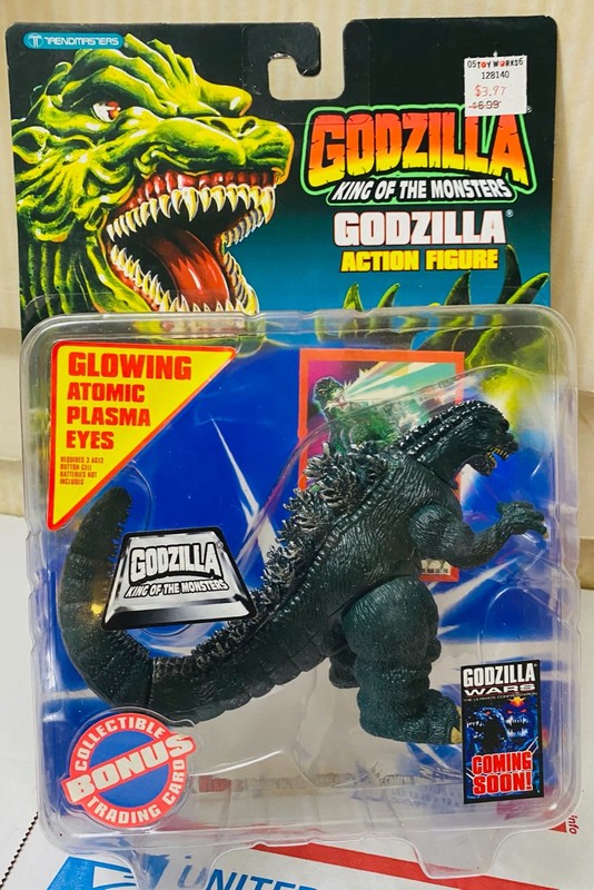 Trendmasters Godzilla King of the Monsters Godzilla w/ Godzilla Wars promo