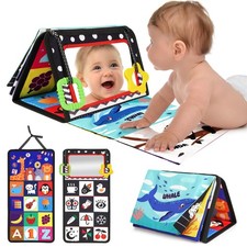 URMYWO Tummy Time Toys - Black and White High Contrast Medium, Multicolored