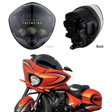 LED Headlight Hi/Lo Beam DRL Waterproof For Victory Cory Ness Cross Country Tour