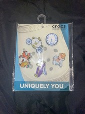 Authentic Crocs Cinderella glass slipper Jibbitz 5pc 5 Pack