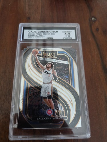 2024-25 Panini Select - Premier Level Cade Cunningham #164 White Prizm /149