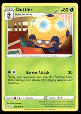 Dottler 019/196 Uncommon Lost Origin Pokemon Moderately Played