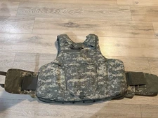 ACU DIGITAL BODY ARMOR PLATE CARRIER WITH MADE W/KEVLAR INSERTS LARGE/LONG VEST