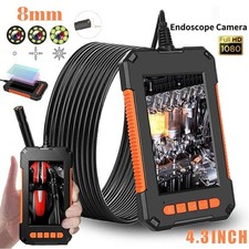 1080P HD Industrie Endoskop Digitale Inspektionskamera Rohrkamera 4.3" LCD IP67~