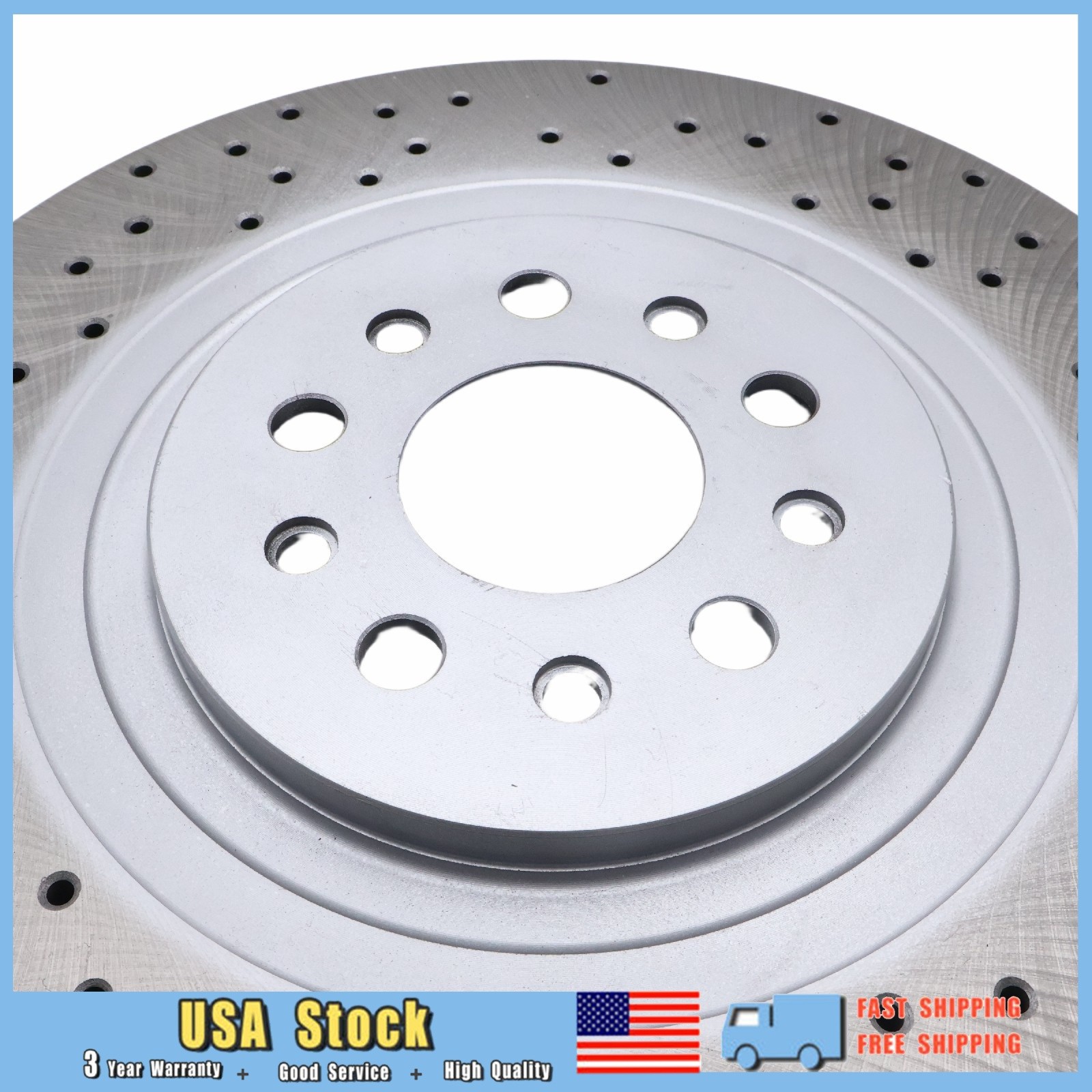 2x Brake Disc 670030935 For Maserati Ghibli Quattroporte Front Brake Rotors set