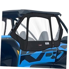 KRX 1000 Cab Enclosure Upper Doors,Upgrade Zipper Vent Soft Side Window