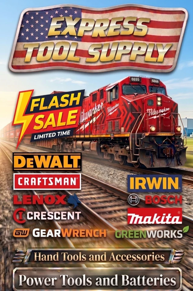 $1 Milwaukee, Dewalt, Irwin, Power Tools, Hand Tools and Accessories