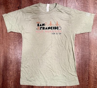 New 2023 KPSF Kaiser San Francisco Half Marathon 10k 5k Men's M Race T-Shirt