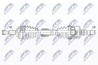 NEU - NTY NPW-RE-182 Antriebswelle FüR Renault