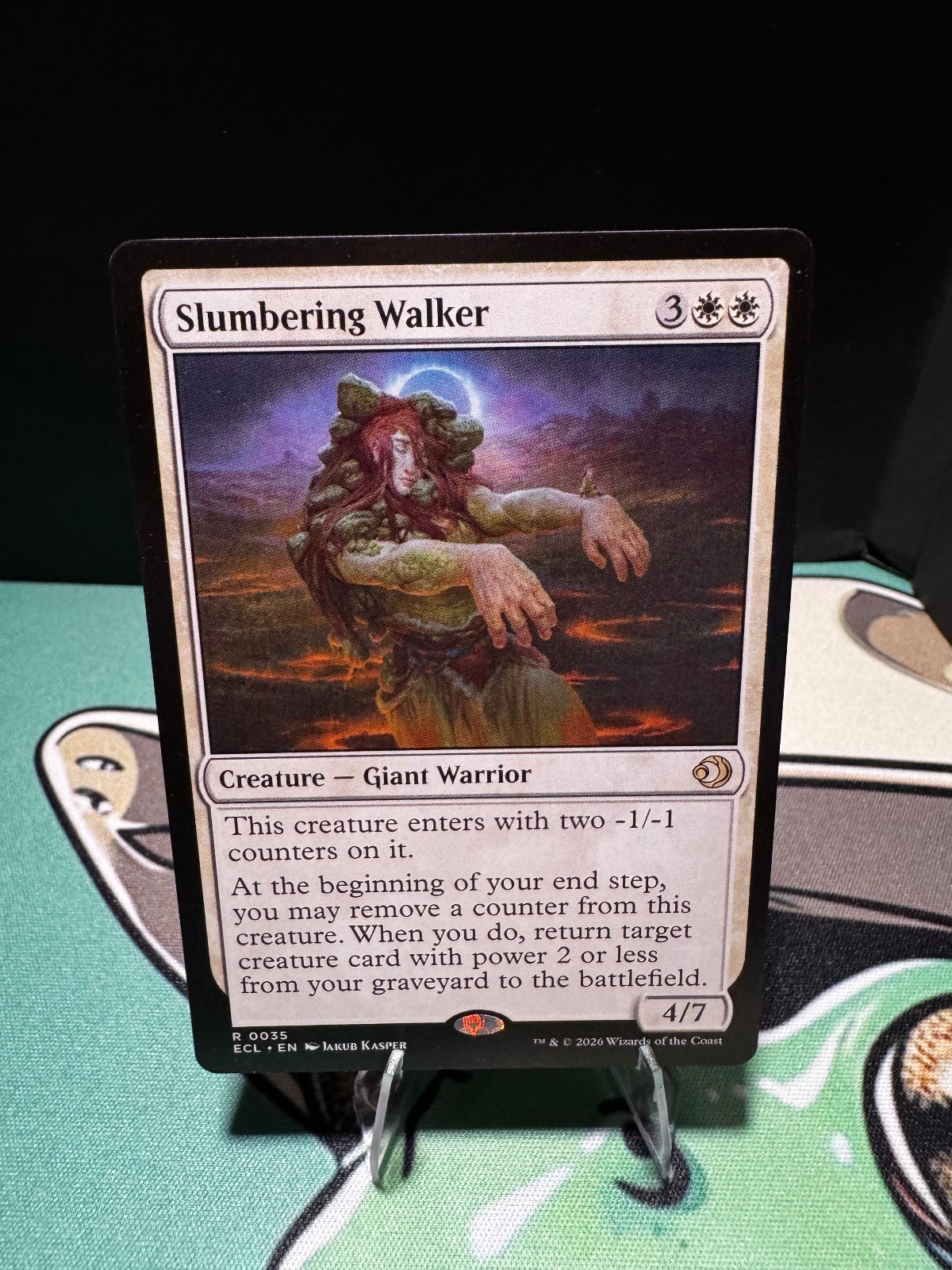 Slumbering Walker 35 Rare Lorwyn Eclipsed Magic: The Gathering Near Mint