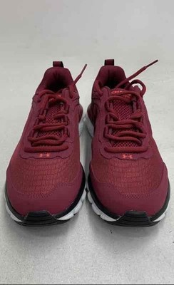 Under Armour Charged Assert 9 Maroon Burgundy Women's Running Shoes Size 10