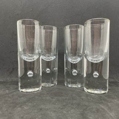 Kosta Boda Pippi Clear Shot Glasses, Set of 4