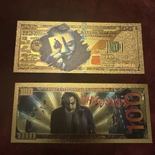 Iconic Heath Ledger  Jokers Novelty Bill RARE