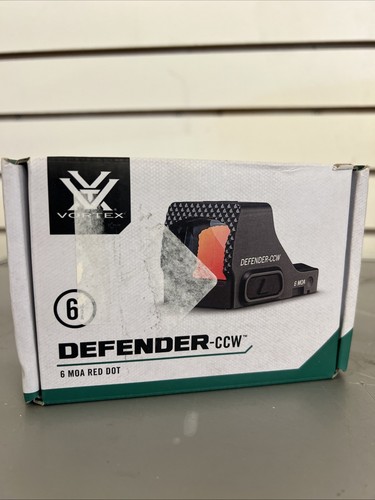 Vortex Optics Defender-CCW 6 MOA Red Dot Optic (DFCCW-MRD6)