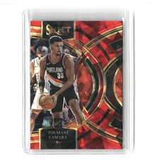 Toumani Camara Rookie 2023-24 Panini Select Red Cracked Ice Prizms
