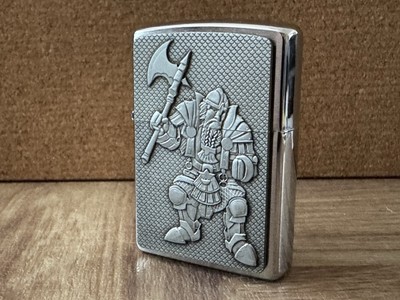 Zippo Lighter, 2006, Dwarf Warrior on Pewter, #211 | eBay UK