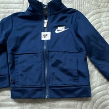 Nike Blue Full Zip Track Jacket Jacket 18 Months Unisex Baby  Toddler