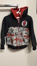 Marvel Spider-Man Kids' Plush Hoodie - Full Zip - 3T