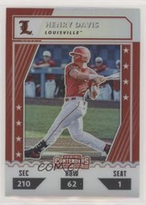 2021 Panini Elite Extra Edition College Tickets Optic Holo Henry Davis 0y59