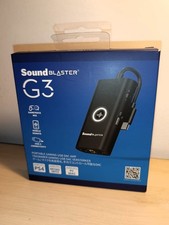 Scheda audio USB esterna Creative SoundBLASTER G3 ottime condizioni completa